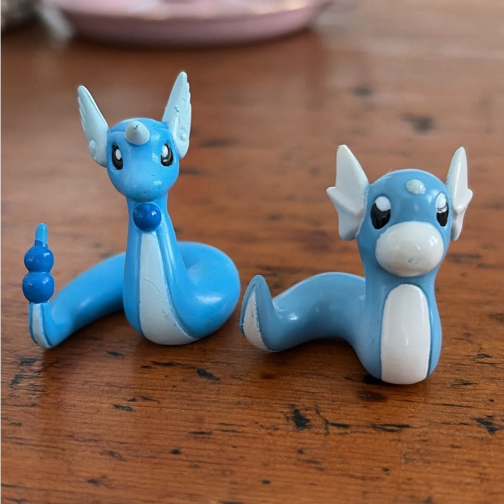 1999 TOMY Pokemon DRAGONAIR + DRATINI Monster Collection CGTSJ PVC Authentic Fig